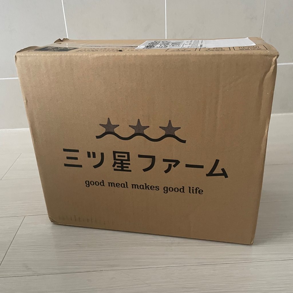三ツ星ファームの段ボール箱